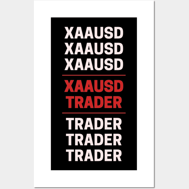 Gold USD True Trader Wall Art by Trader Shirts